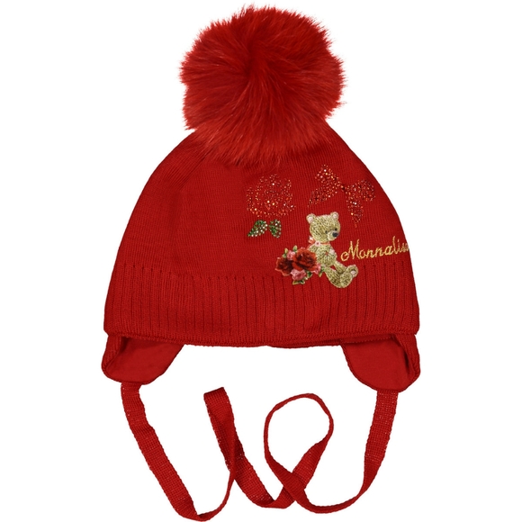 MonnaLisa Baby Girl Wool Blend Hat - Picture 12 of 15